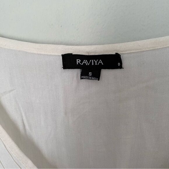 Raviya Women’s Deep V Neck Bat Sleeve Short Sleeve Drawstring Waist Mini Dress - Picture 2 of 3